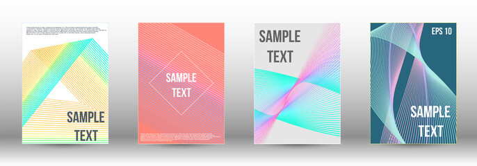 Creative backgrounds with abstract gradient linear