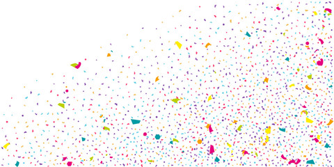 Abstract flying confetti.