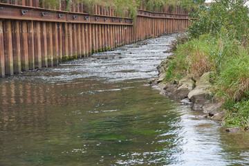 Fischtreppe an der Isar bei Niederaichbach Bayern