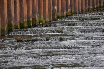 Stufen eines Fischpass
