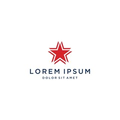 unique star logo design for business