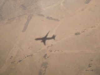 Flugzeug im Sand