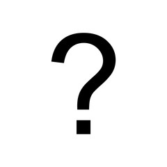question mark signage