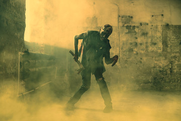 the zombies with axe