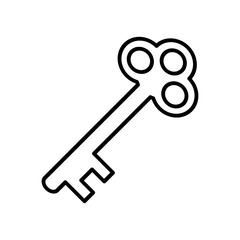 Key icon trendy
