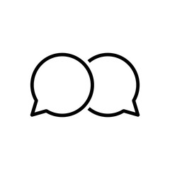 Bubble speech icon