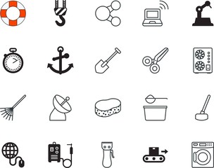 equipment vector icon set such as: sat, emergency, network, glyph, satellite, blank, travel, creative, kitchen, float, mouse, digging, cryptocurrency, s, field, lifeguard, clip, summer, facial, beard