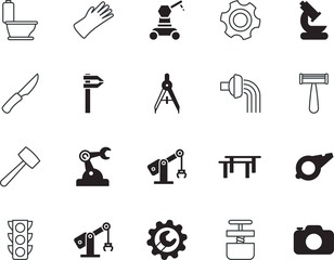 equipment vector icon set such as: growth, manual, referee, protect, stoplight, nature, bathroom, shaving, pictogram, toilet, cutlery, shaver, board, teamwork, finger, refrigerator, medicine