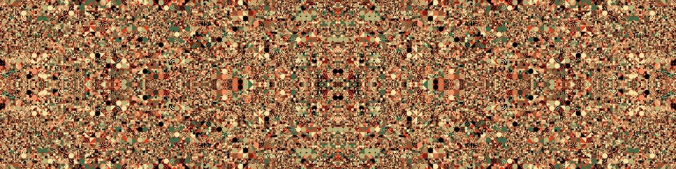 Abstract Symbols Pattern Generative Art background illustration