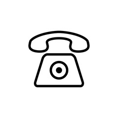 Telephone icon trendy