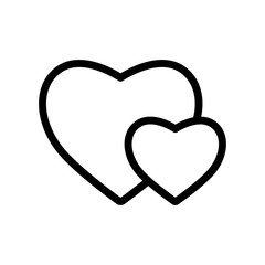 Heart icon trendy