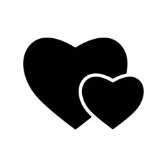 Obraz premium Heart icon trendy