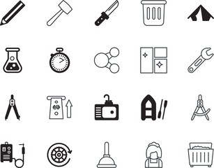 equipment vector icon set such as: net, machinery, card, research, faucet, stop, drain, timer, stainless, race, electric, engine, electronic, river, reaction, wheelie, experiment, speed, exchange