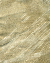 texture of crumpled old used sandpaper close up