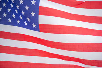 USA American flag background texture.