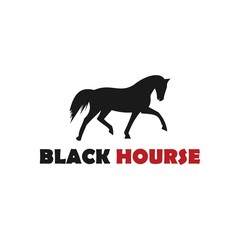 horse logo template design creative idea,illustration