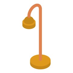 Room lamp icon. Isometric of room lamp vector icon for web design isolated on white background