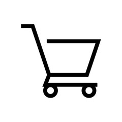 Trolley icon trendy