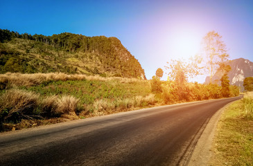 Fototapeta premium Highway in norther laos