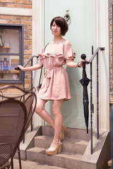 Berry cute Japanese young woman.