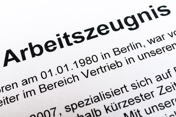 Arbeitszeugnis 