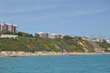 Fototapeta premium Vue de plage à Bournemouth