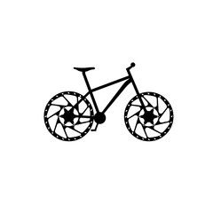 bike bicycle icon vector illustration logo template.. Stock vector illustration isolated on white background.