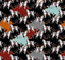 horse and chain pattern