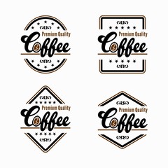 Template Coffee Logo Vector Collections