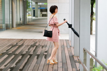 Berry cute Japanese young woman.