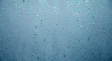 water drops on metal background texture