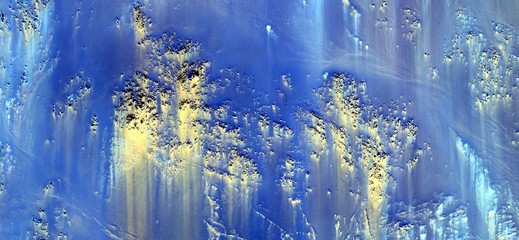 third notice, allegory, tribute to Pollock, abstract photography of the deserts of Africa from the...