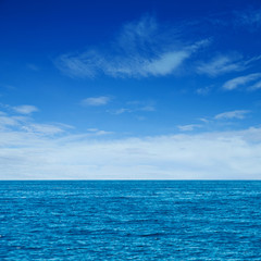 Horizon of sea