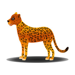 Leopard with Expressions - Cartoon Vector Image