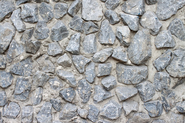 Untreated grey stone wall background