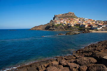 Fototapeta na wymiar Castelsardo in Sardegna