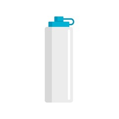 Water bike bottle icon. Flat illustration of water bike bottle vector icon for web design