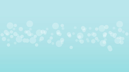 Abstract blurred bright bokeh on blue background. Vector illustration.