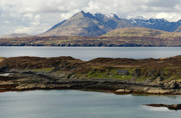coastal landscape on Isle of Skye, Scotland