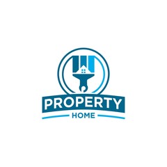 property home contruction logo