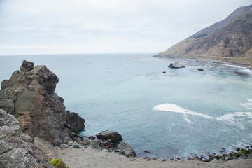 acantilado en Big Sur