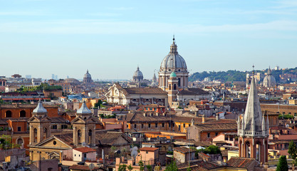 Fototapeta na wymiar View of Rome Italy
