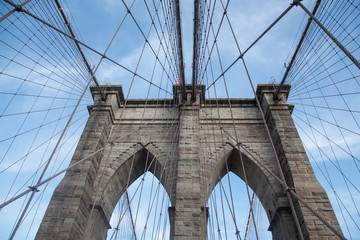 Fototapeta na wymiar puente de Brooklyn