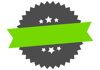 blank sign. blank green-black circular band label