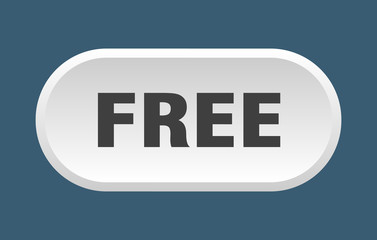 free button. free rounded white sign. free