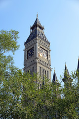 School of foreign languages in the Russian city of Surgut in the summer in Siberia