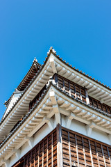 Fototapeta na wymiar Fukuchiyama castle in Fukuchiyama city, Kyoto prefecture, Japan