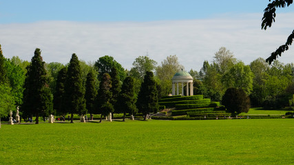 Querini Park the main park of Vicenza, Italy. April 2019