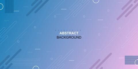 Abstract colorful gradient geometric background