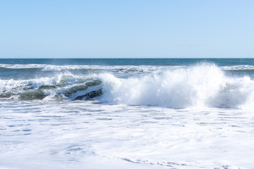 Seascape with a view of khalaktyrka beach